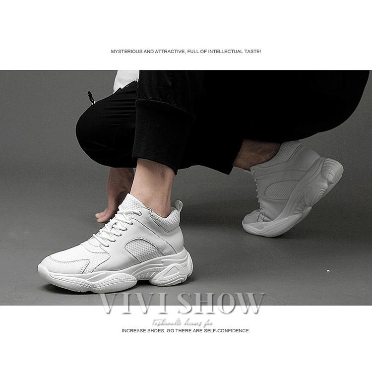 シークレットシューズ メンズ スニーカー 厚底 身長アップ8cm up8cm 背