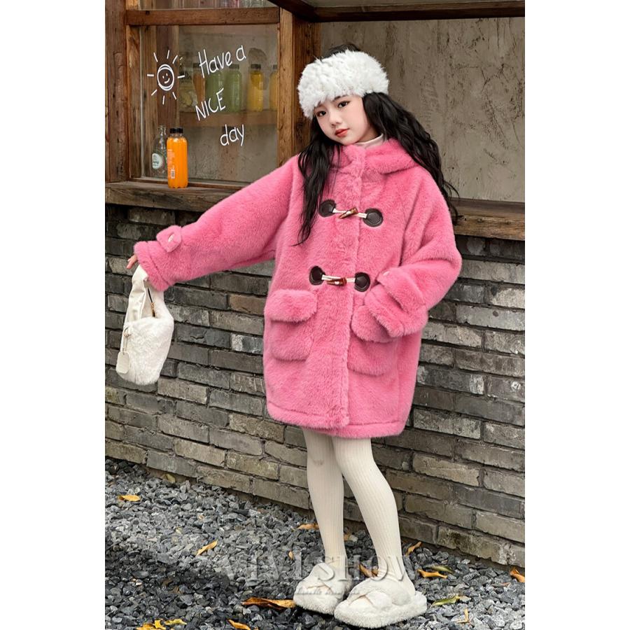 子供服 防寒コート ふわふわコート アウター キッズ服 おしゃれ