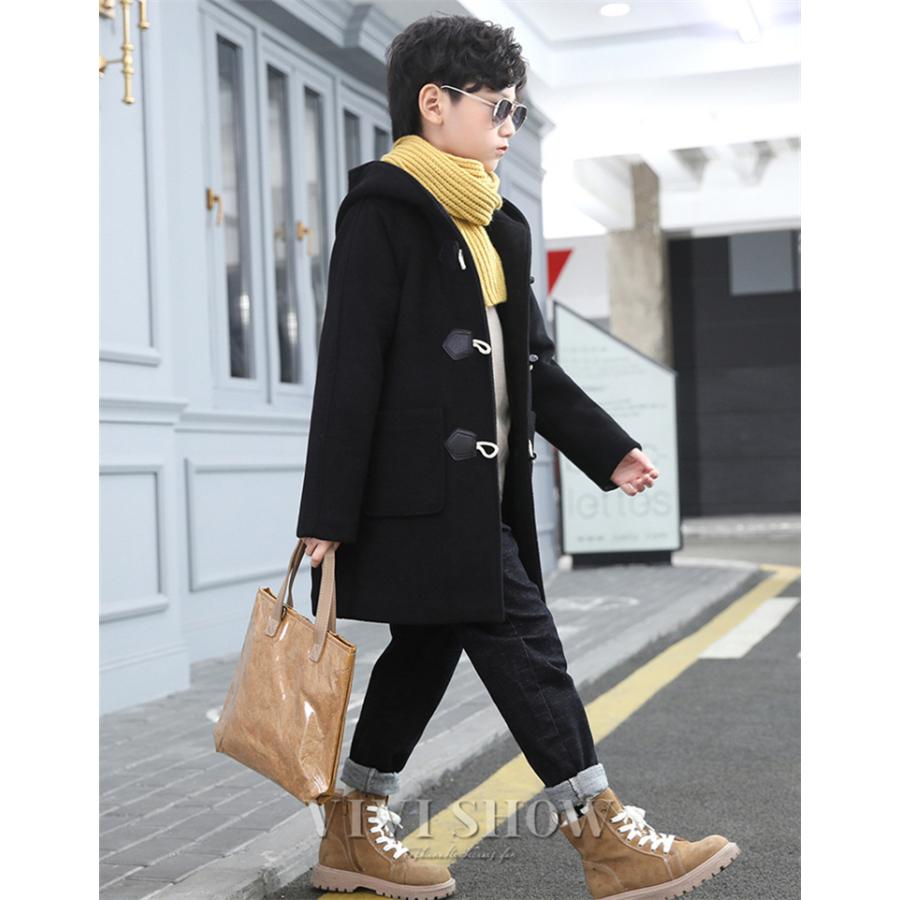 子供服 アウター コート ロング丈 冬 男の子 ジャケット オシャレ