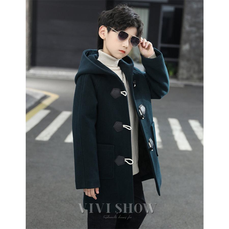 子供服 アウター コート ロング丈 冬 男の子 ジャケット オシャレ