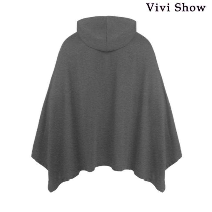 プルオーバーパーカー ケープマント メンズ ポンチョパーカー