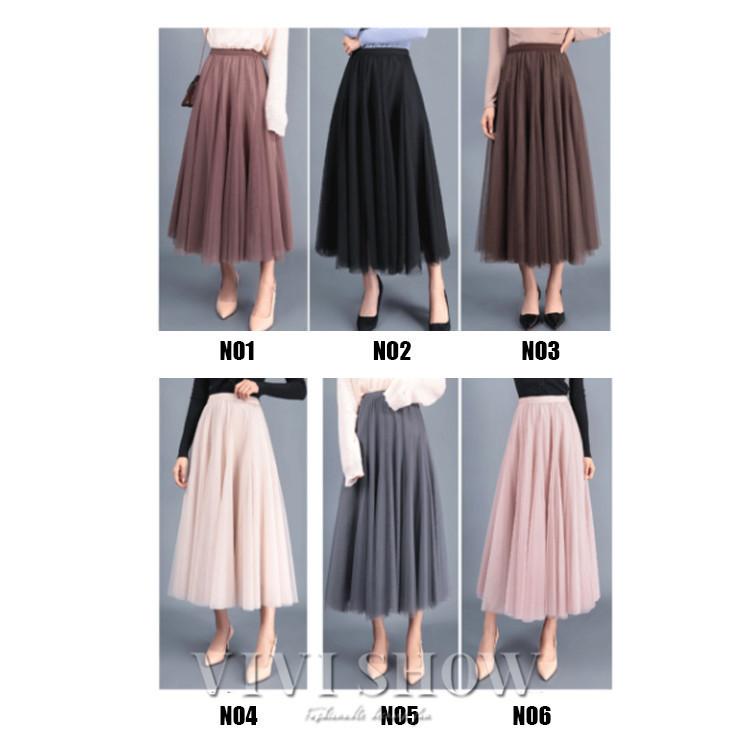 スカート チュールスカート マキシ ロングスカート フレアスカート