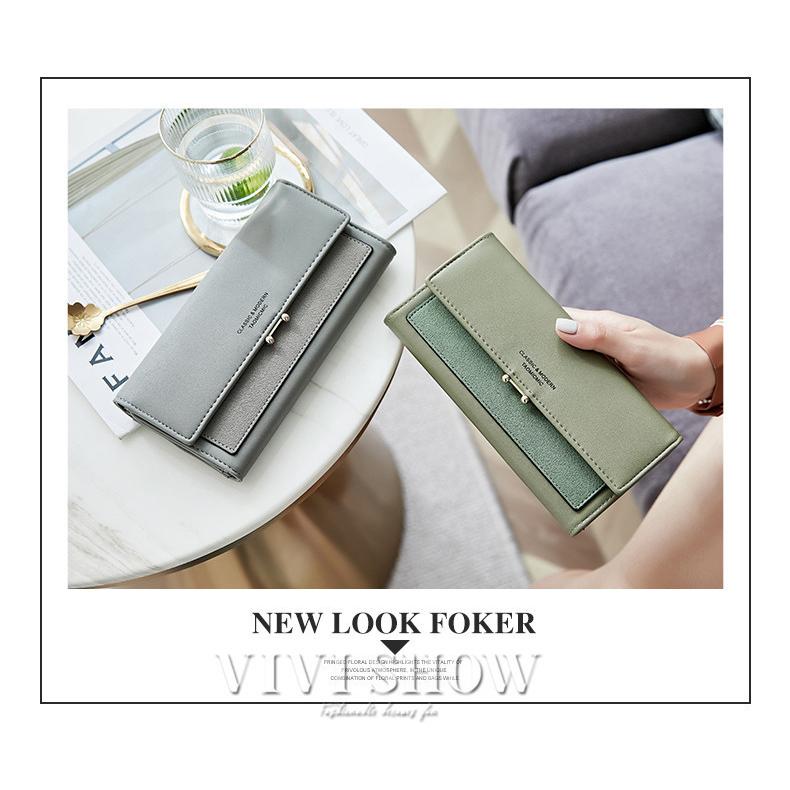 長財布 財布 レディース ロングウォレット 二つ折り 使いやすい