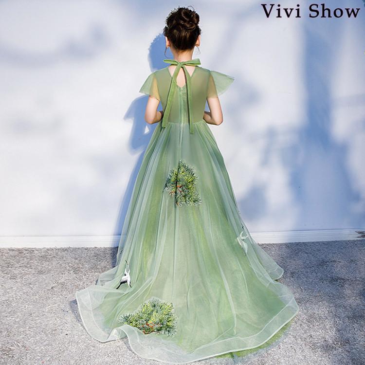 子供 ドレス ロング プリンセス 大人っぽい ロングドレス 個性的で