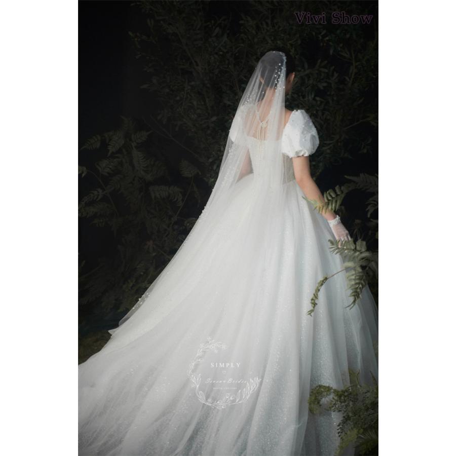 ウェディングドレス 結婚式 エンジェルドレス 二次会 ホワイト 花嫁