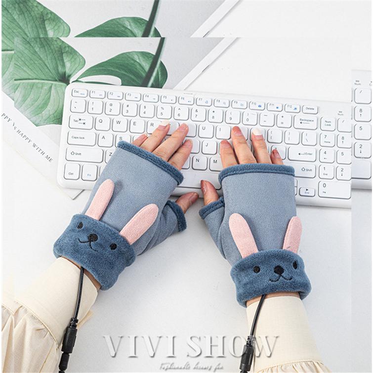 手袋 レディース 電熱手袋 USB給電式 ヒーター手袋 USB接続 おしゃれ