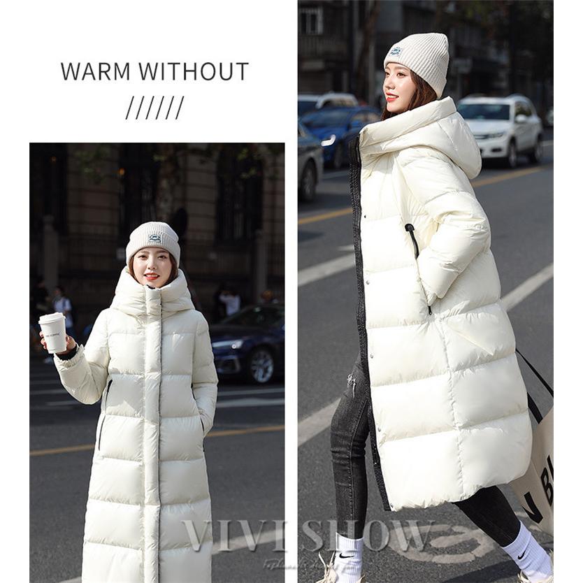 レディース ダウンジャケット ダウンコート ロング フード付き ダウン