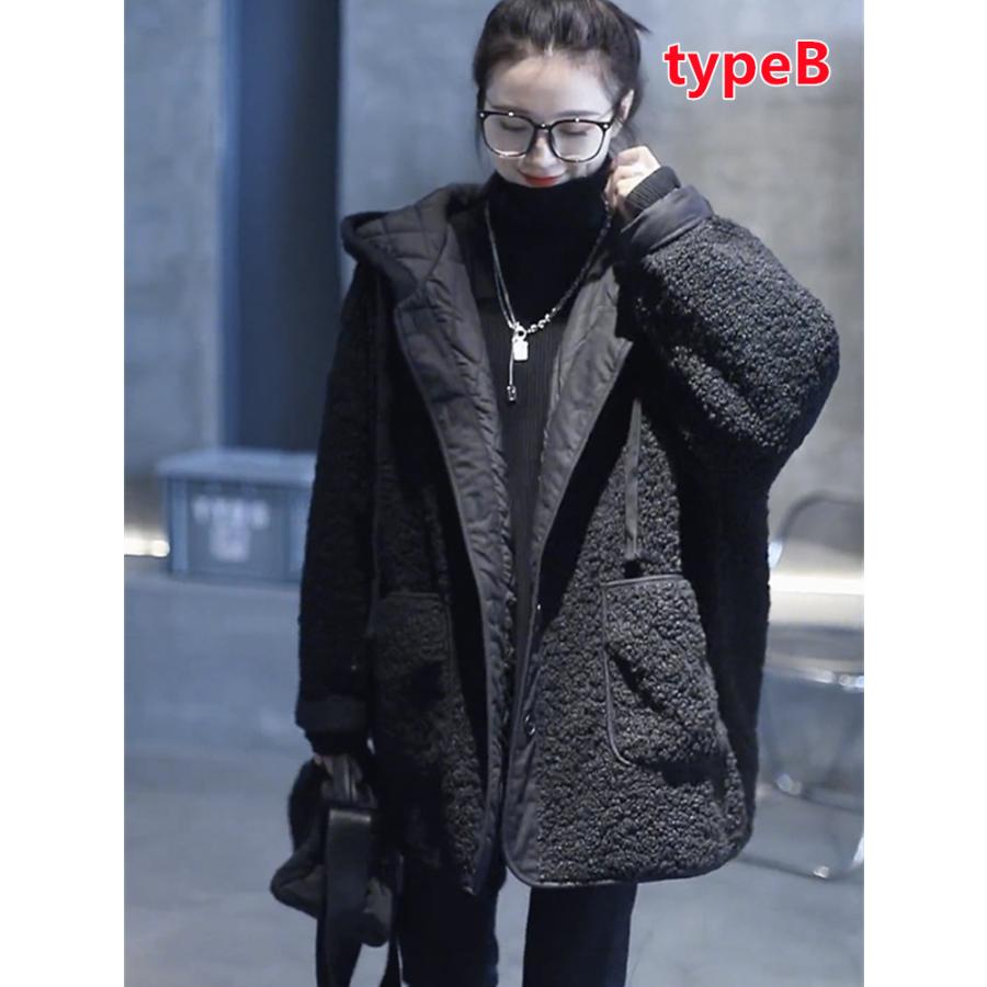 中綿ジャケット レディース 切り替え 中綿コート ダウンジャケット風