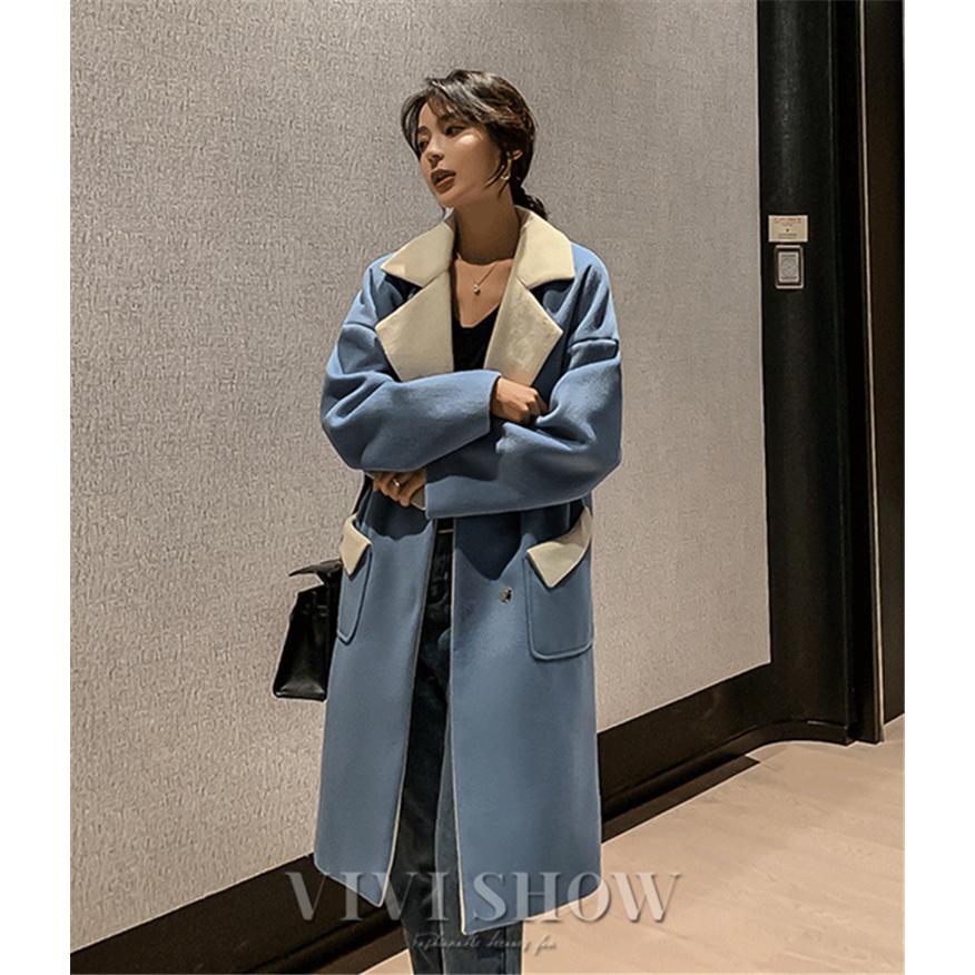 レディース ロング チェスターコート シンプル コート アウター きれい