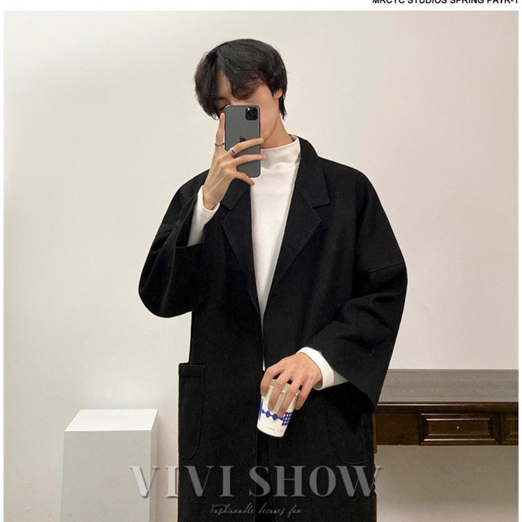 チェスターコート メンズ コート アウター ロングコート 無地 シンプル