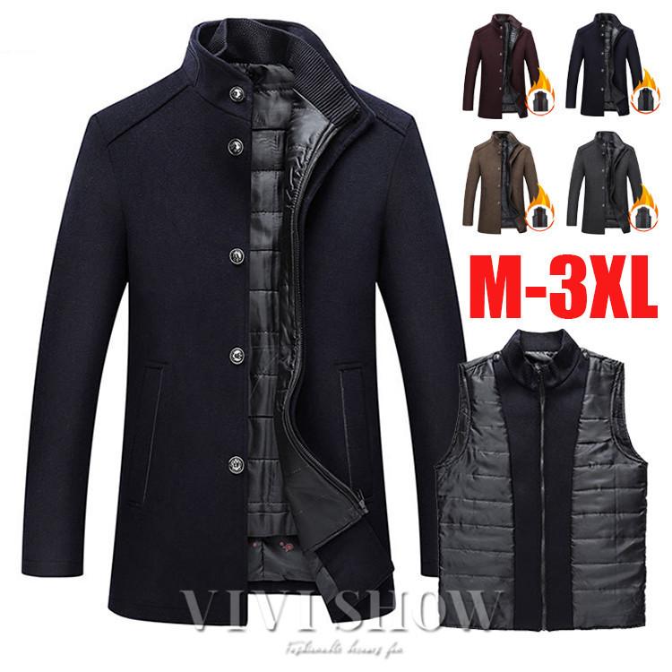 チェスターコート ロングコート メンズ ビジネス ウール コート