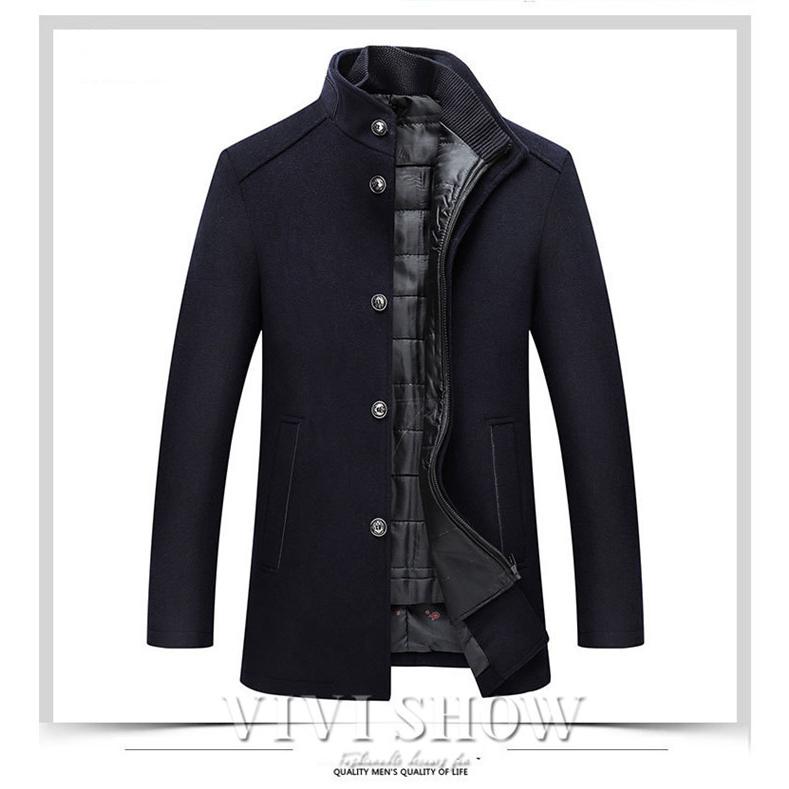 ヒムカシ　ウールコート エアリーウールビーバー スタンドカラー コート（47-20WI02-204