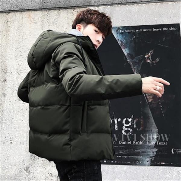 中わたダウンジャケット メンズ 防寒 アウトドア ジャケット 中わた