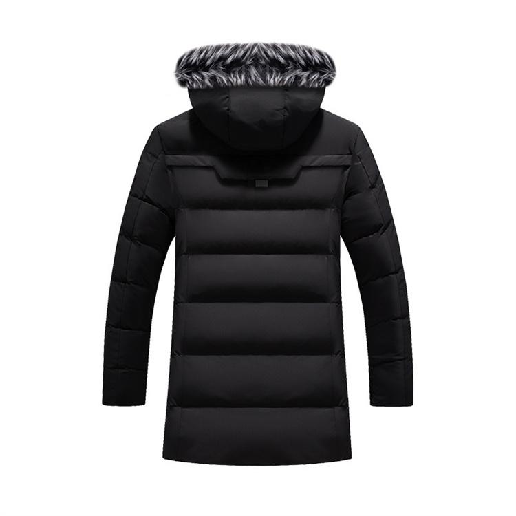 最大級の通販サイト ダウンジャケット メンズ ダウンコート フード付き　大きいサイズ　カジュアル 厚手 防風防寒 冬服