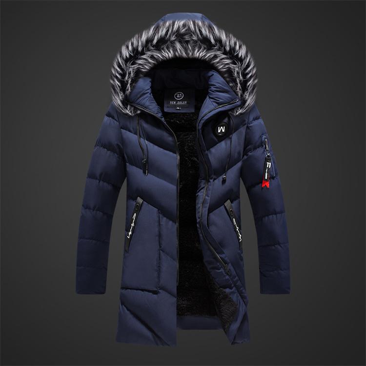 最大級の通販サイト ダウンジャケット メンズ ダウンコート フード付き　大きいサイズ　カジュアル 厚手 防風防寒 冬服