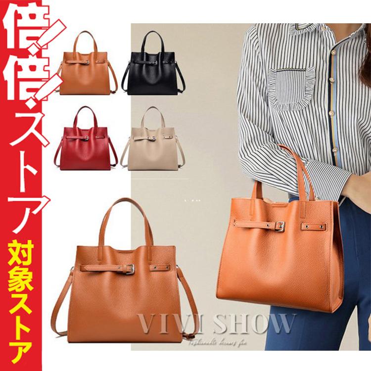 トートバッグ トートバック レディース 大きめ 本革 軽量 通勤 レザー かわいい ビジネス おしゃれ レディース 通勤バッグ 2way Vivishow Dse058 Vivishow 通販 Yahoo ショッピング