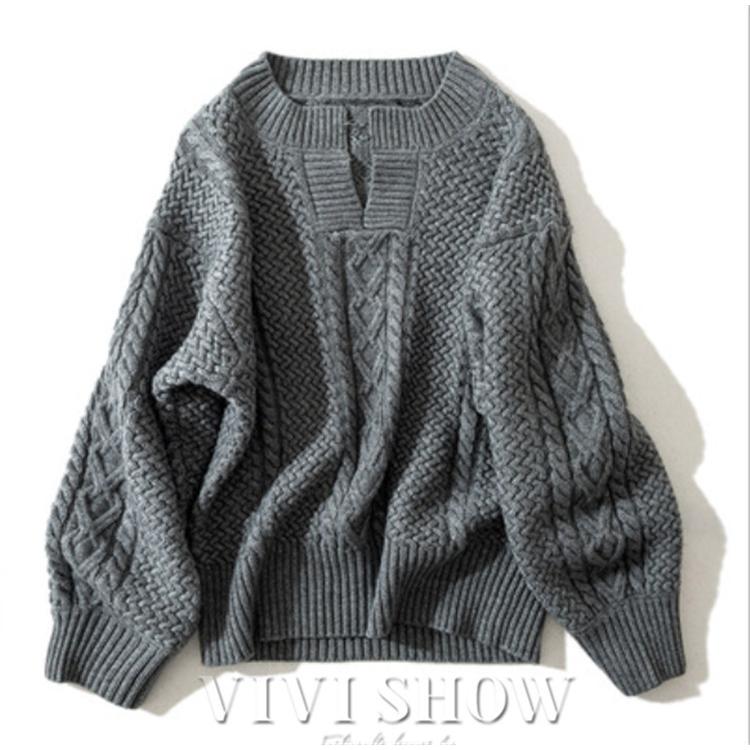 ケーブルニット ニット ケーブル編み アランニット トップス