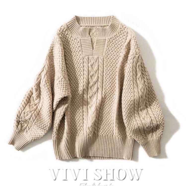 ケーブルニット ニット ケーブル編み アランニット トップス