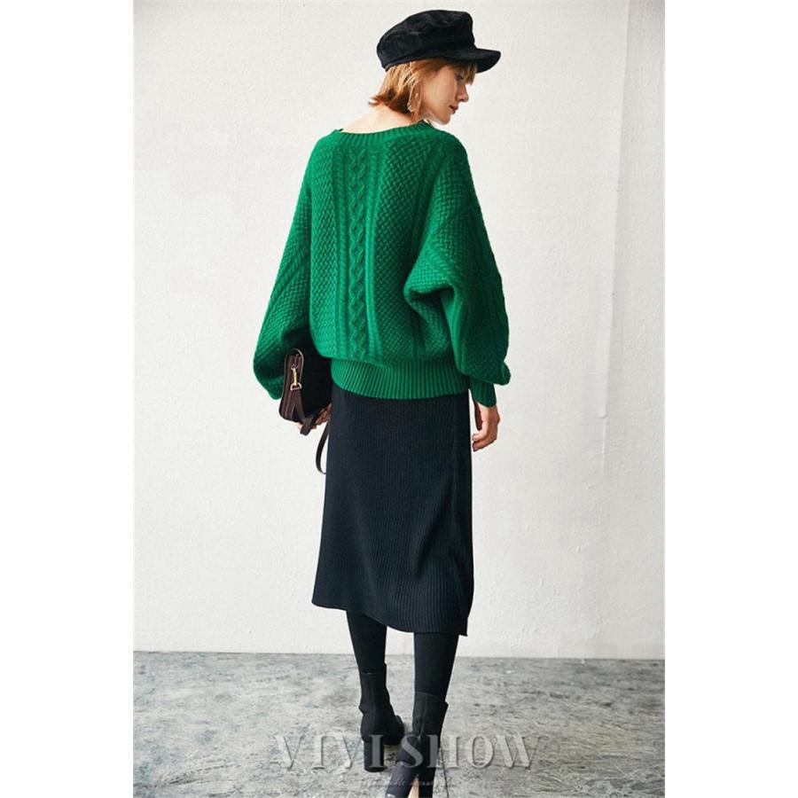 ケーブルニット ニット ケーブル編み アランニット トップス