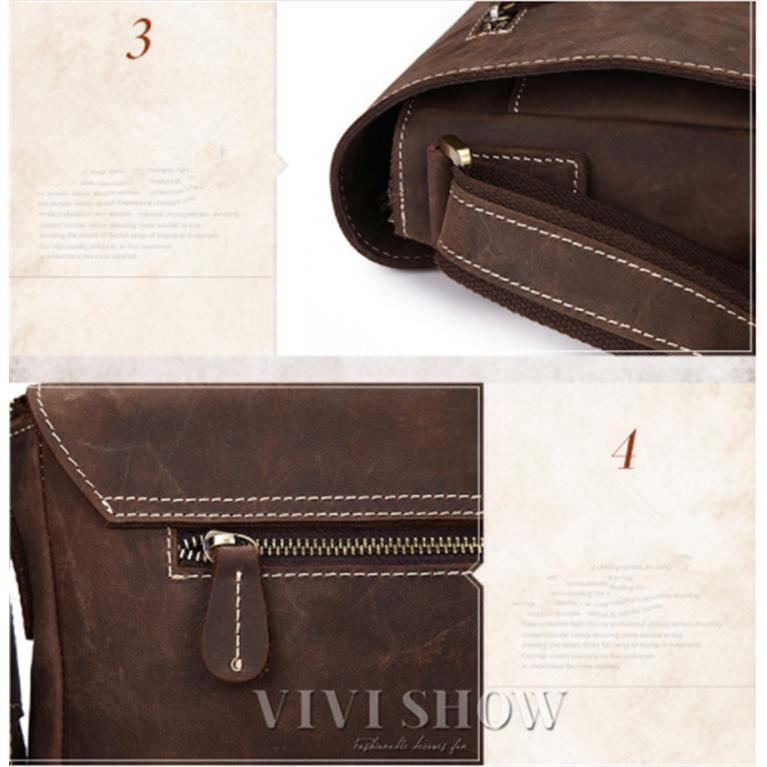 本革 メンズ ショルダーバッグ A4 斜めがけ メッセンジャーバッグ 厚手
