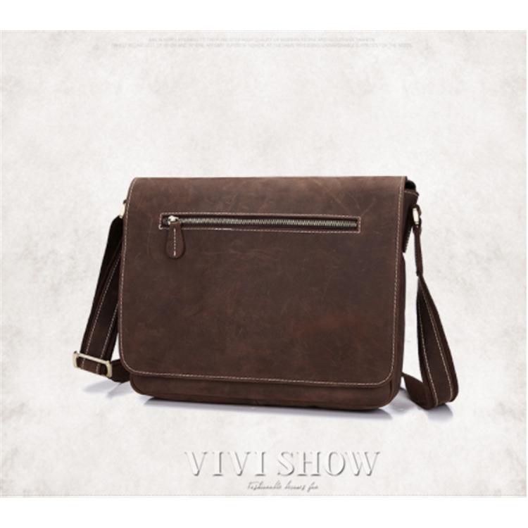 本革 メンズ ショルダーバッグ A4 斜めがけ メッセンジャーバッグ 厚手