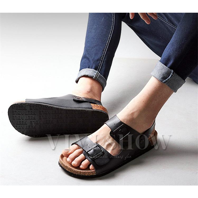 サンダル メンズ ダブルベルトサンダル コンフォートサンダル スリッパ