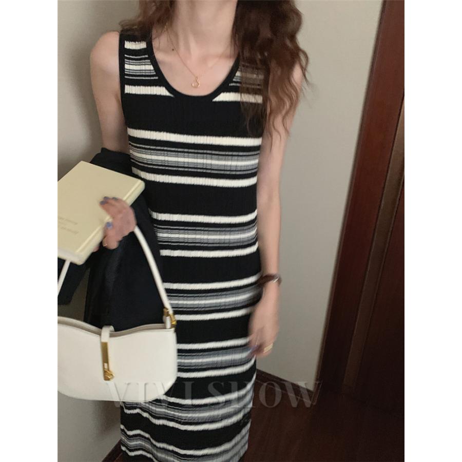 ニットワンピース ワンピース レディース タンクトップ サマーニット