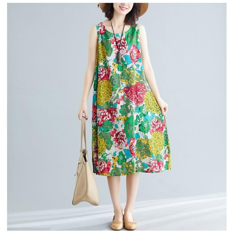 花柄マキシワンピース 楽天市場】ワンピース ：ルアナ Yライン ダリア ◇opm7-090011