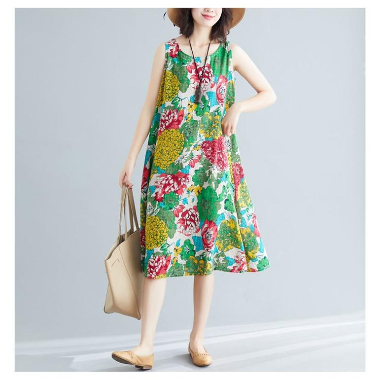 キャミワンピース マキシワンピース 花柄 レディース ロング丈