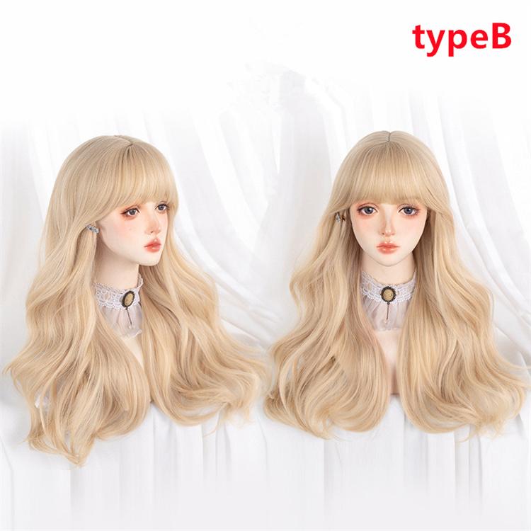 コスプレ ウィッグ レディース ロング ハロウィン ロリータ カーフル