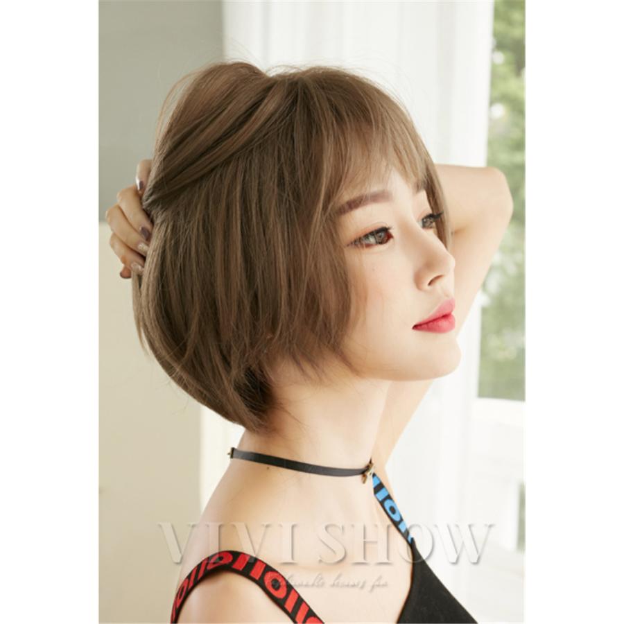 ウィッグ ショート ボブ 自然 フルウィッグ ウイッグ かつら