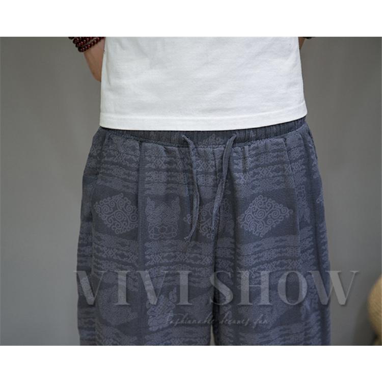 クロップドパンツ メンズ ハーフパンツ サルエルパンツ ショートパンツ