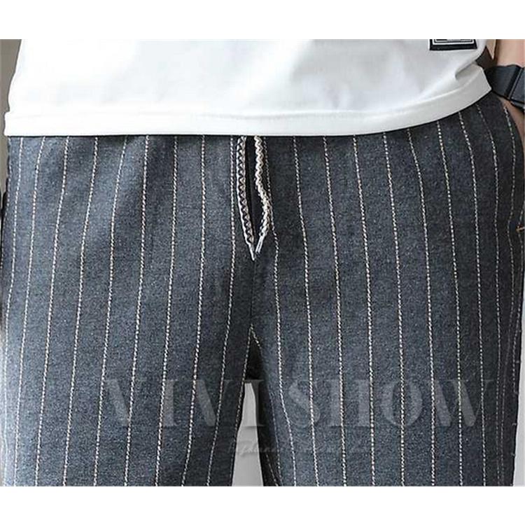 ムータ　クロップド　ショート　ハーフ　7部丈　パンツ クロップドパンツ メンズ 7分丈 綿麻 リネンパンツ ハーフパンツ