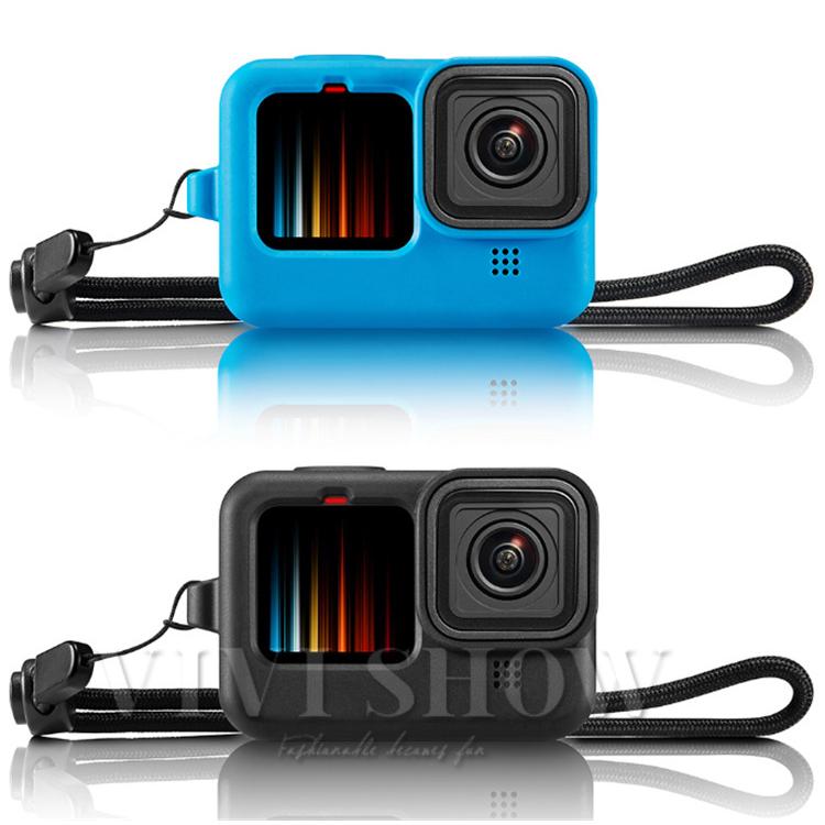GoPro ゴープロ Hero9アクセサリー 保護フィルム+電池カバー シリコン