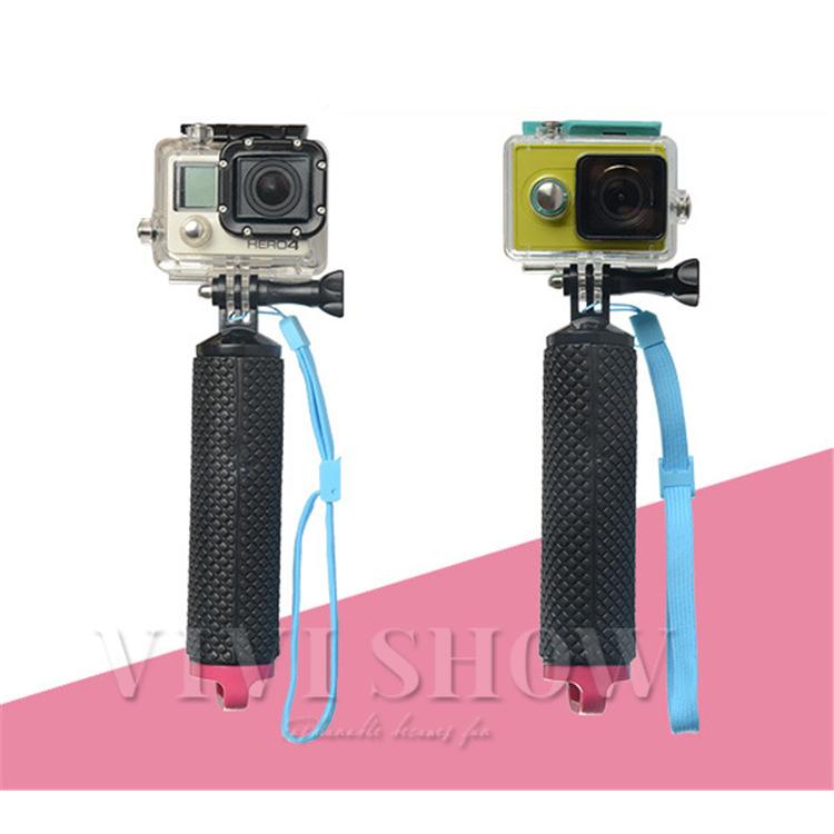 GoPro ゴープロ 自撮り棒 3WAY グリップ アクセサリー 自撮り棒 セルフィー 水に浮くので紛失防止 ゴープロ