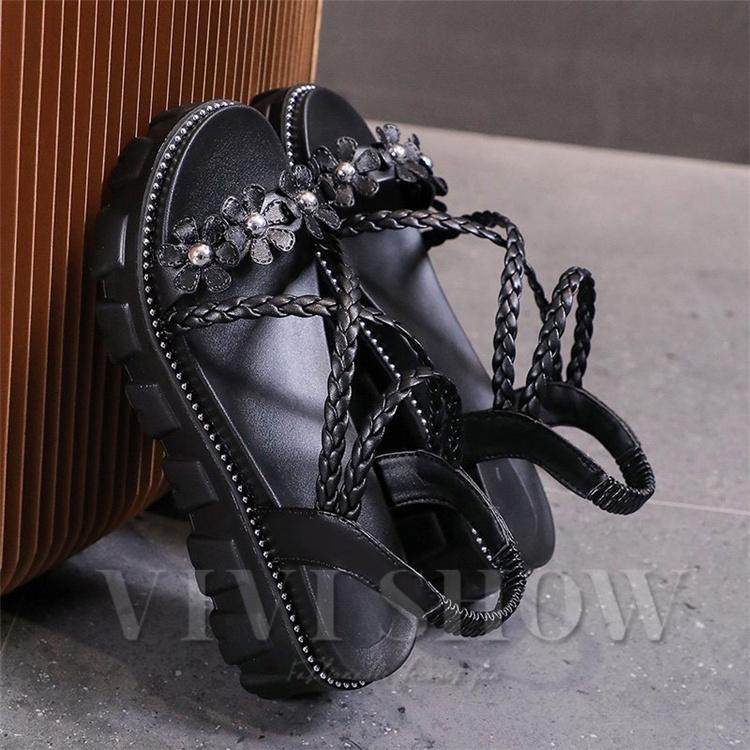 25新作♥大人可愛い【CHANEL】厚底 ベロア サンダル チェック柄