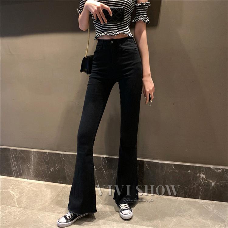 デニム フレアパンツ レディース デニムパンツ フレア ベルボトム
