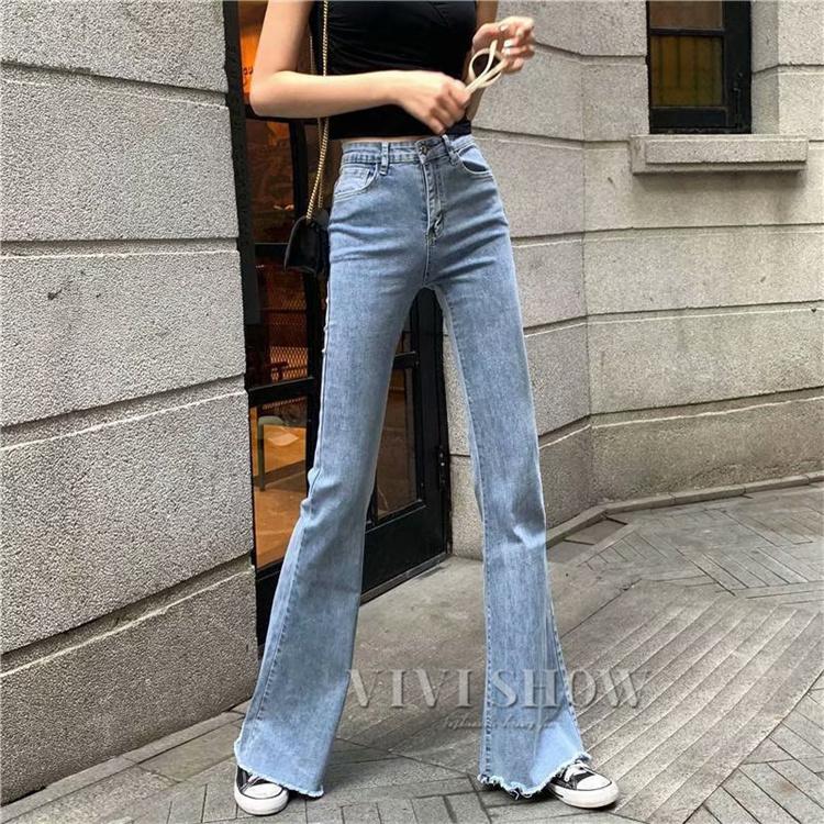 デニム フレアパンツ レディース デニムパンツ フレア ベルボトム