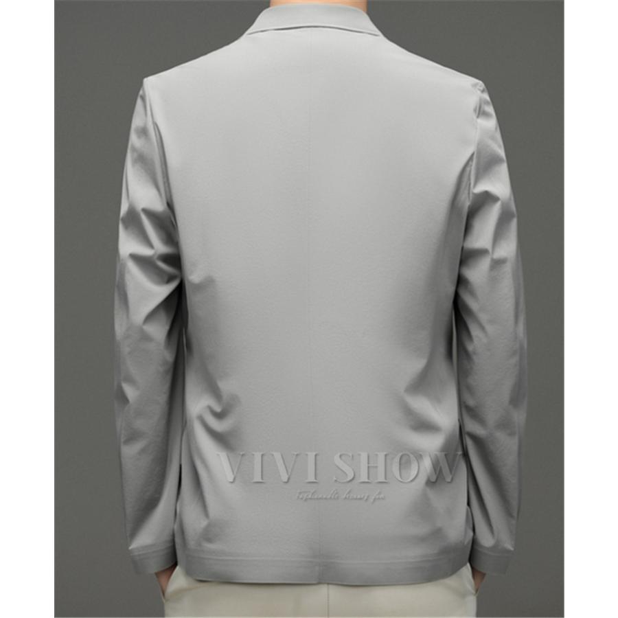 ジャケットメンズ夏サマージャケットテーラードクールビズメッシュ