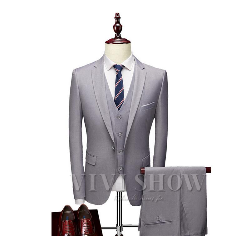 メンズスーツ 3ピーススーツ セットアップ フォーマルスーツ 二次会