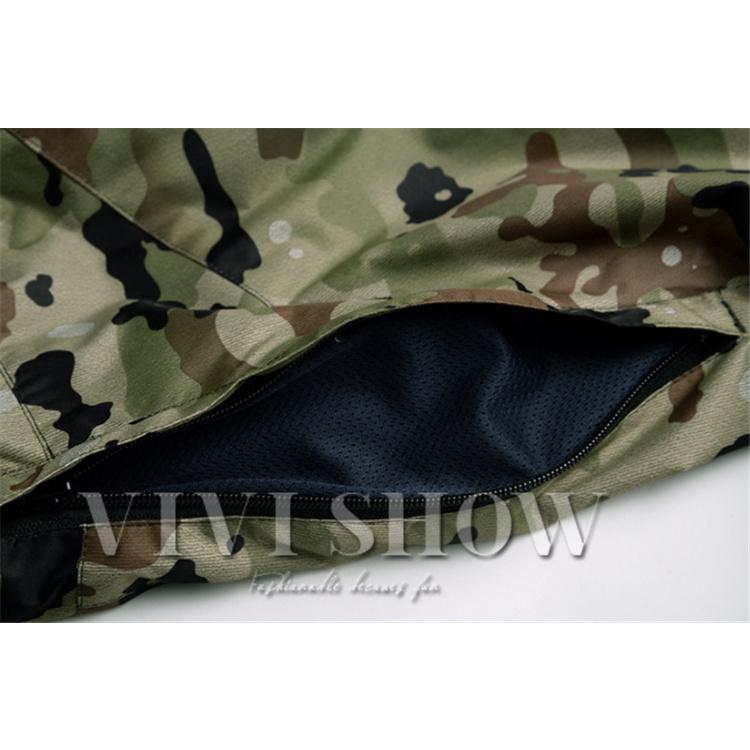 ウェア メンズ 上下セット スノーウェア スキースノボ ミリタリー柄