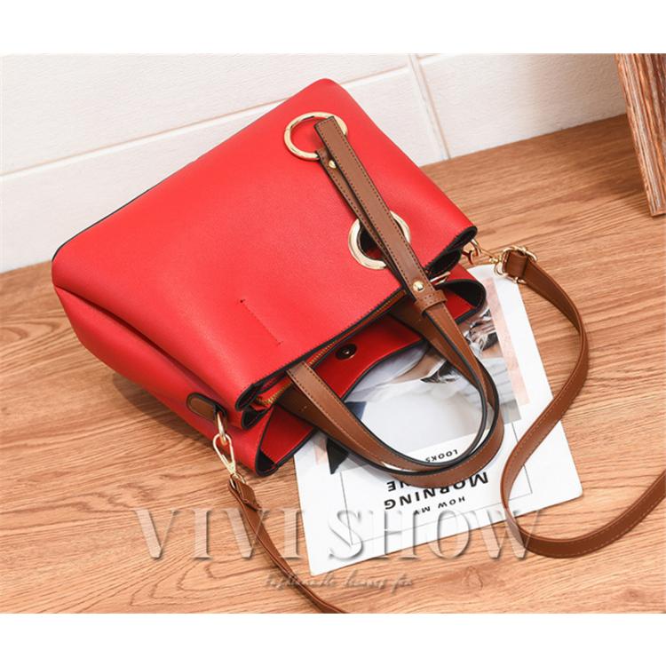 トートバッグ レディース ショルダーバッグ 底鋲付き 2wayバッグ 大