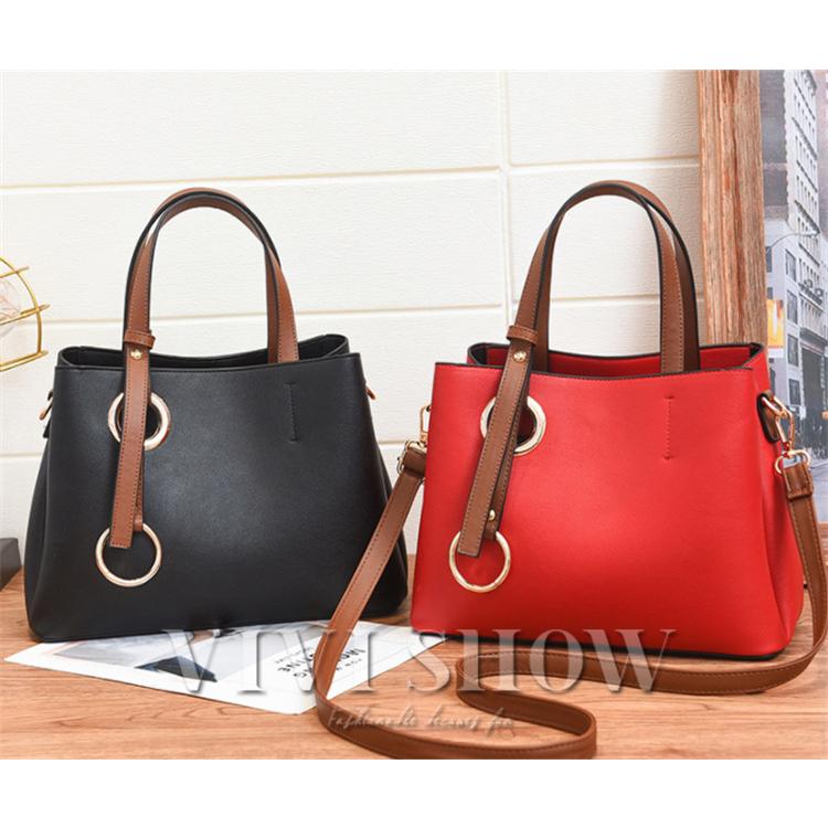 トートバッグ レディース ショルダーバッグ 底鋲付き 2wayバッグ 大