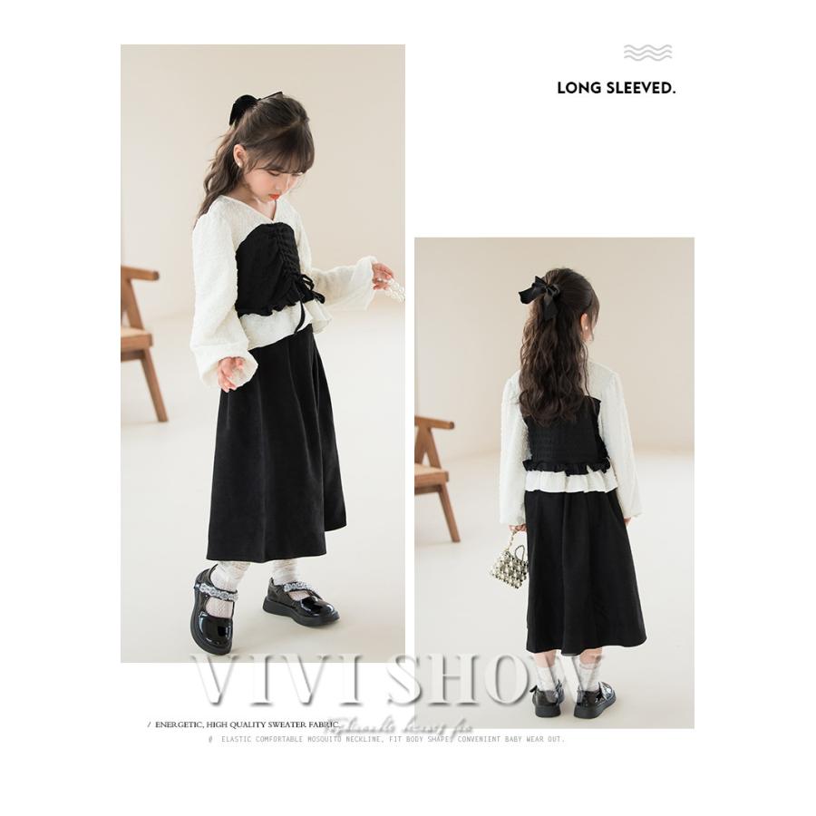 子供服 セットアップ キッズ 女の子 長袖 春秋 上下セット トップス