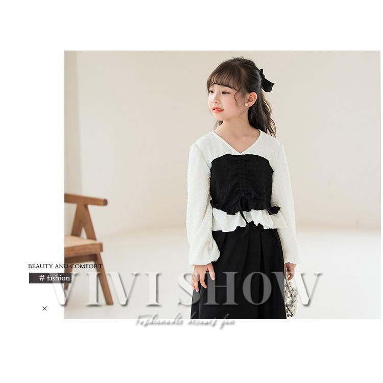 子供服 セットアップ キッズ 女の子 長袖 春秋 上下セット トップス