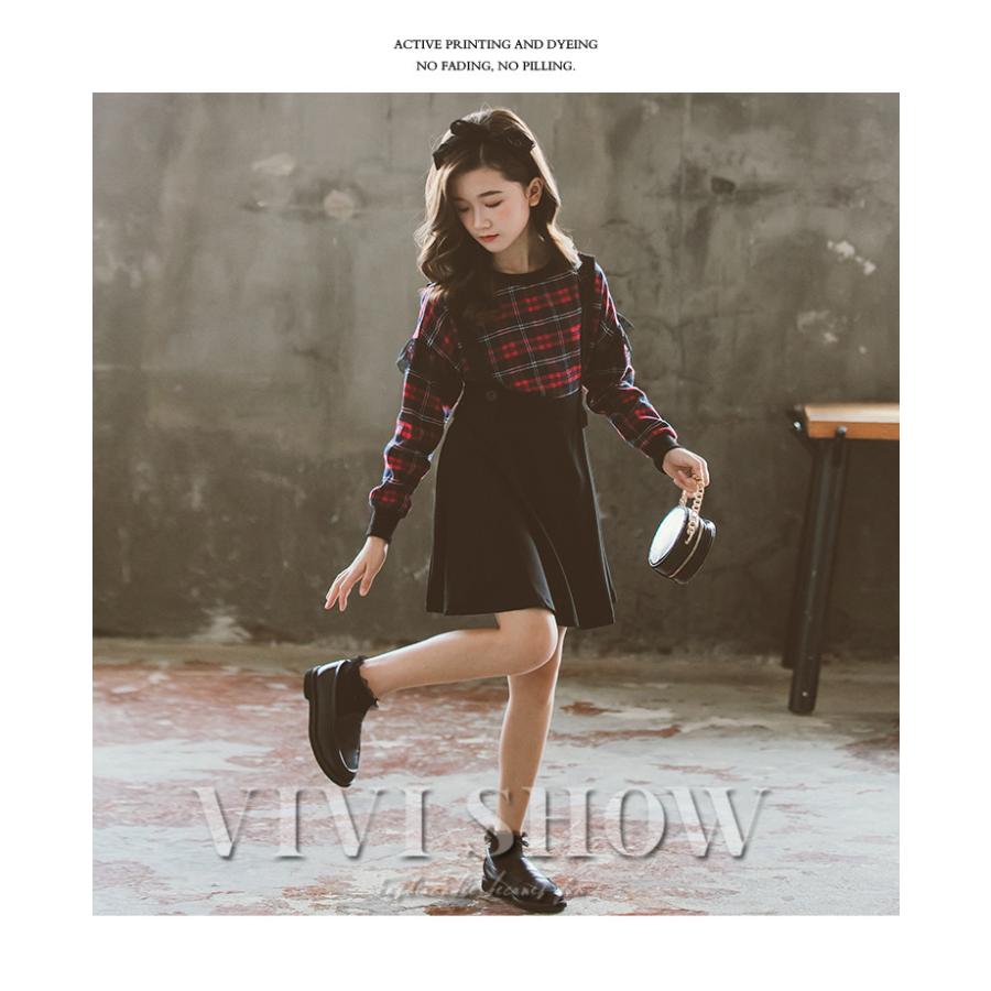 2点セット 韓国子供服 キッズ セットアップ 女の子 春秋 長袖トップス