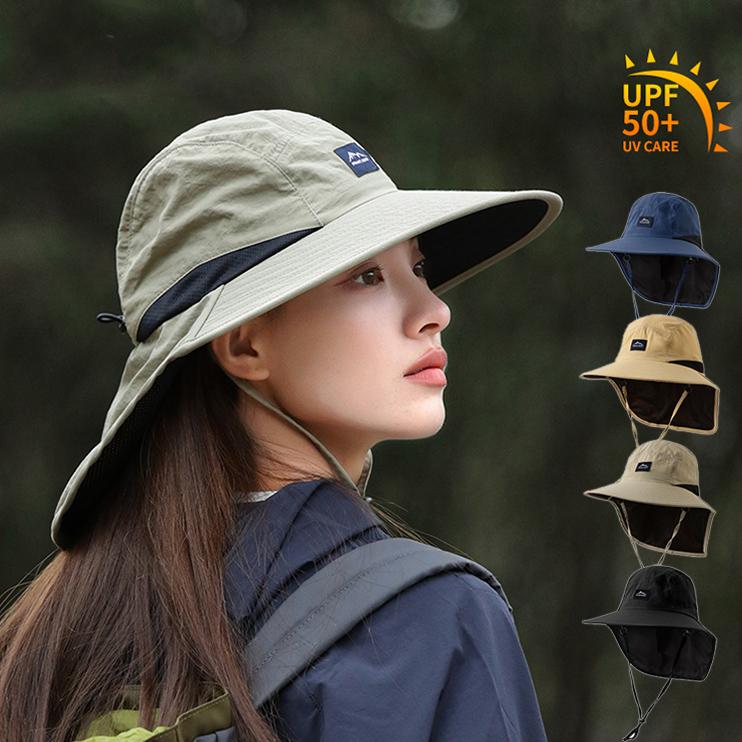 帽子 レディース 日よけ帽子 UVカット 春 夏 サファリハット つば広