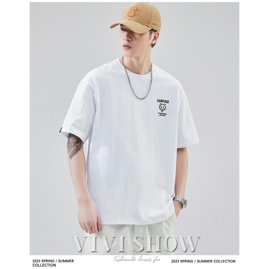 メンズ トップス 半袖 Tシャツ カジュアル おしゃれ シンプルコーデ