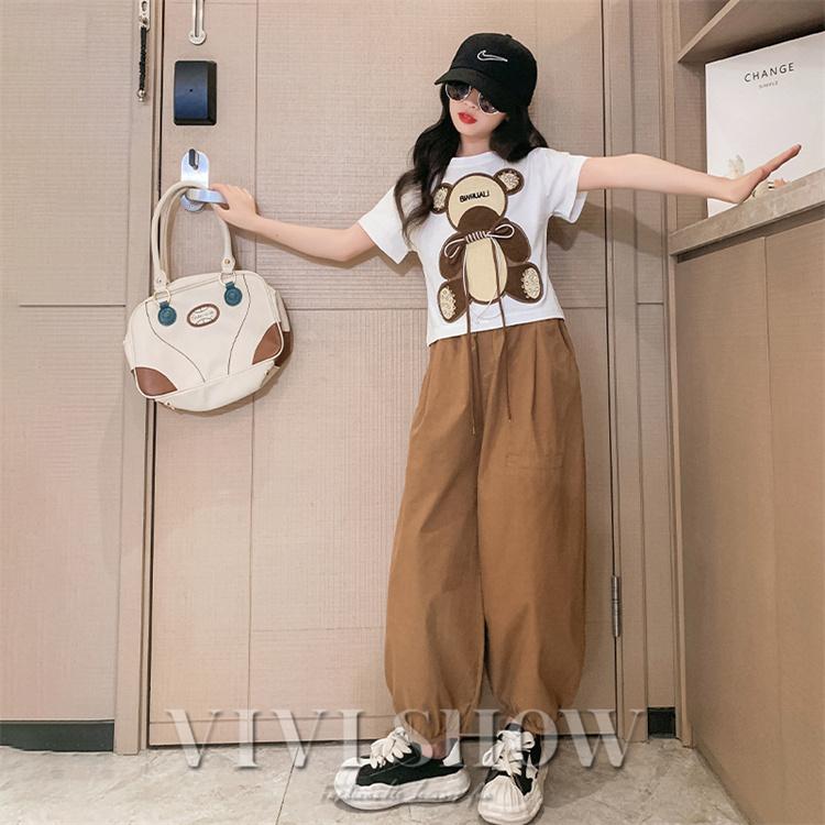 キッズ ジュニア 女の子 上下 子供服 セットアップ シンプル おしゃれ