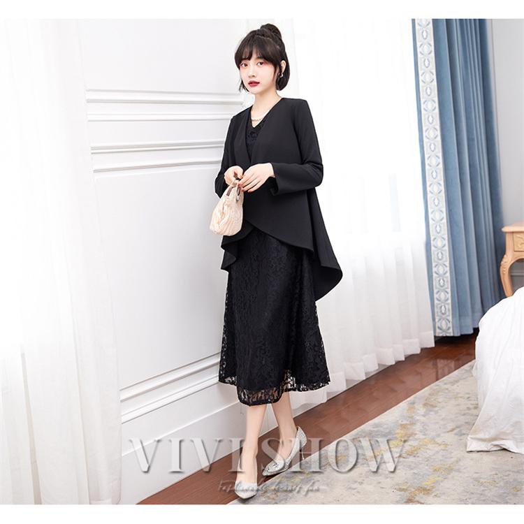 レディース ワンピース パーティー ドレス ジャケット 二点セット 結婚